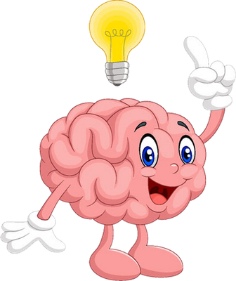 cerveau - médecine - sciences et techniques - smiley émoticône émoji cartoon clipart illustration - artémotic