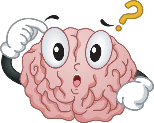 cerveau - médecine - sciences et techniques - smiley émoticône émoji cartoon clipart illustration - artémotic