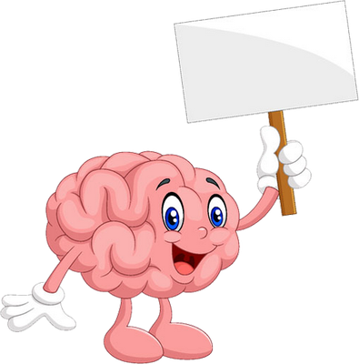 cerveau - médecine - sciences et techniques - smiley émoticône émoji cartoon clipart illustration - artémotic