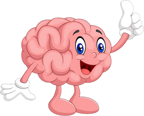 cerveau - médecine - sciences et techniques - smiley émoticône émoji cartoon clipart illustration - artémotic