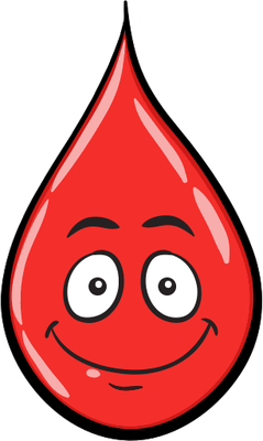 sang - médecine - sciences et techniques - smiley émoticône émoji cartoon clipart illustration - artémotic