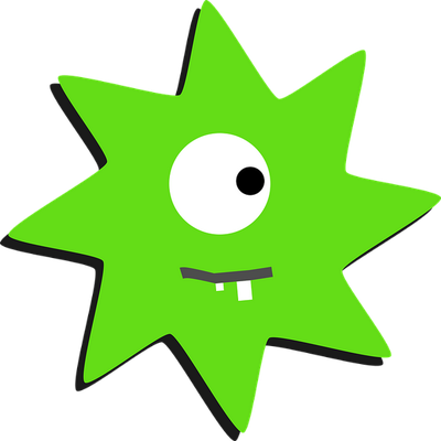 virus - médecine - sciences et techniques - smiley émoticône émoji cartoon clipart illustration - artémotic