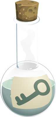 potion - médecine - sciences et techniques - smiley émoticône émoji cartoon clipart illustration - artémotic