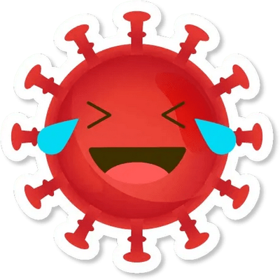 virus - médecine - sciences et techniques - smiley émoticône émoji cartoon clipart illustration - artémotic