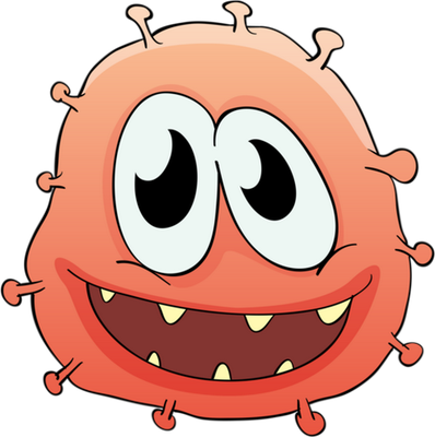 virus - médecine - sciences et techniques - smiley émoticône émoji cartoon clipart illustration - artémotic