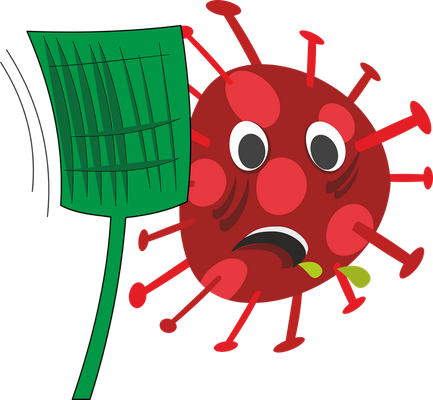 virus - médecine - sciences et techniques - smiley émoticône émoji cartoon clipart illustration - artémotic