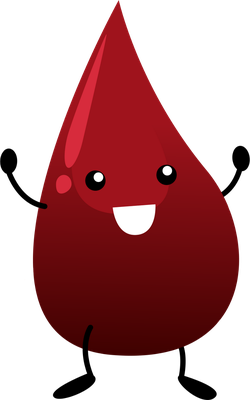 sang - médecine - sciences et techniques - smiley émoticône émoji cartoon clipart illustration - artémotic