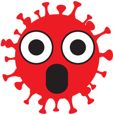 virus - médecine - sciences et techniques - smiley émoticône émoji cartoon clipart illustration - artémotic