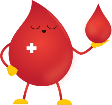 sang - médecine - sciences et techniques - smiley émoticône émoji cartoon clipart illustration - artémotic