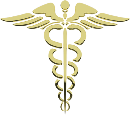 caducée - médecine - sciences et techniques - smiley émoticône émoji cartoon clipart illustration - artémotic