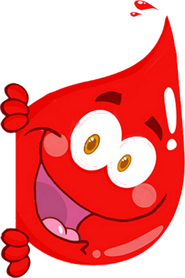 sang - médecine - sciences et techniques - smiley émoticône émoji cartoon clipart illustration - artémotic
