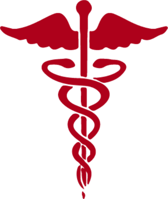 caducée - médecine - sciences et techniques - smiley émoticône émoji cartoon clipart illustration - artémotic