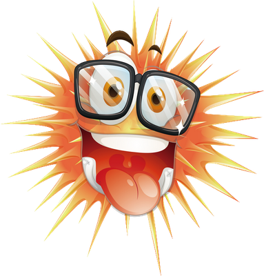 virus - médecine - sciences et techniques - smiley émoticône émoji cartoon clipart illustration - artémotic