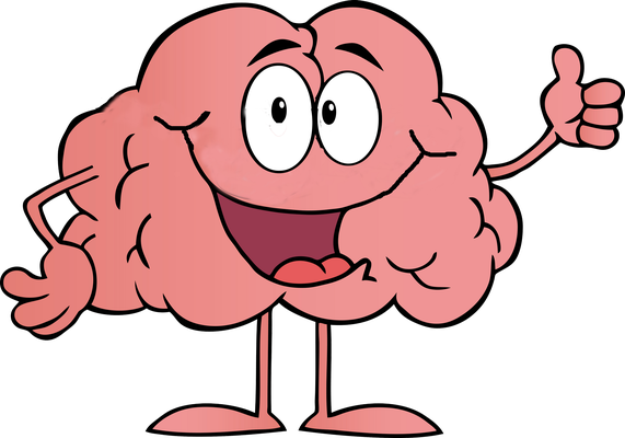 cerveau - médecine - sciences et techniques - smiley émoticône émoji cartoon clipart illustration - artémotic