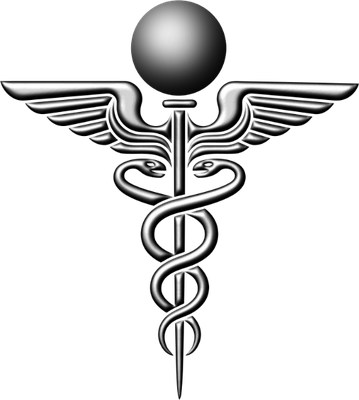 caducée - médecine - sciences et techniques - smiley émoticône émoji cartoon clipart illustration - artémotic