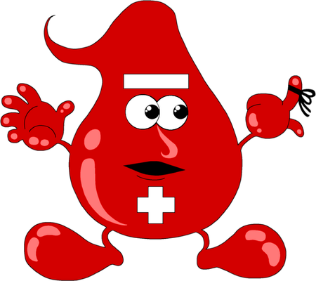 sang - médecine - sciences et techniques - smiley émoticône émoji cartoon clipart illustration - artémotic