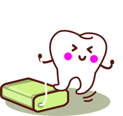 dent - médecine - sciences et techniques - smiley émoticône émoji cartoon clipart illustration - artémotic
