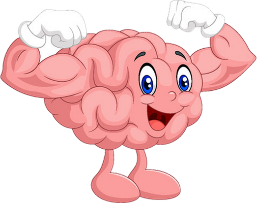 cerveau - médecine - sciences et techniques - smiley émoticône émoji cartoon clipart illustration - artémotic
