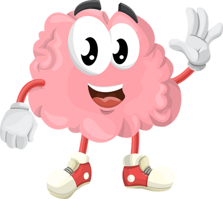 cerveau - médecine - sciences et techniques - smiley émoticône émoji cartoon clipart illustration - artémotic