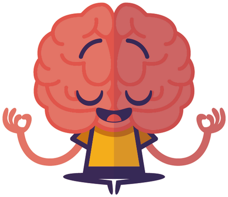 cerveau - médecine - sciences et techniques - smiley émoticône émoji cartoon clipart illustration - artémotic