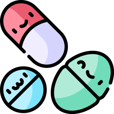 médicament - médecine - sciences et techniques - smiley émoticône émoji cartoon clipart illustration - artémotic