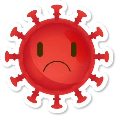 virus - médecine - sciences et techniques - smiley émoticône émoji cartoon clipart illustration - artémotic