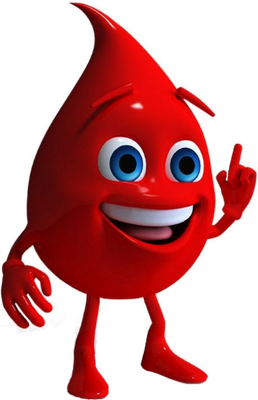 sang - médecine - sciences et techniques - smiley émoticône émoji cartoon clipart illustration - artémotic