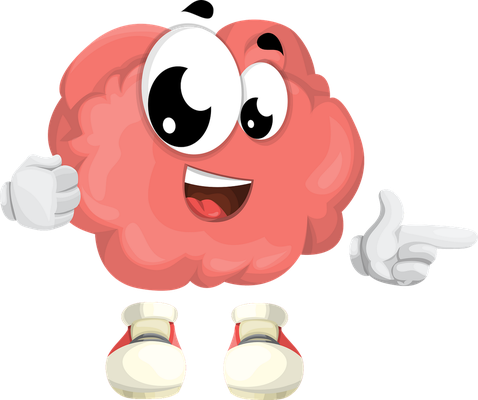 cerveau - médecine - sciences et techniques - smiley émoticône émoji cartoon clipart illustration - artémotic