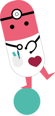 médicament - médecine - sciences et techniques - smiley émoticône émoji cartoon clipart illustration - artémotic