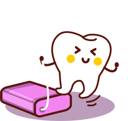 dent - médecine - sciences et techniques - smiley émoticône émoji cartoon clipart illustration - artémotic