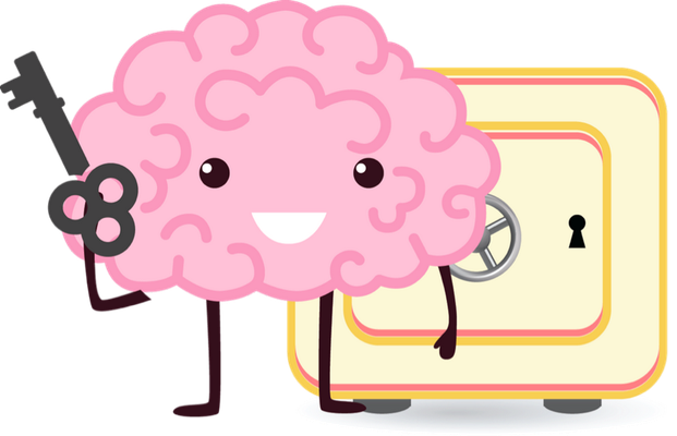 cerveau - médecine - sciences et techniques - smiley émoticône émoji cartoon clipart illustration - artémotic