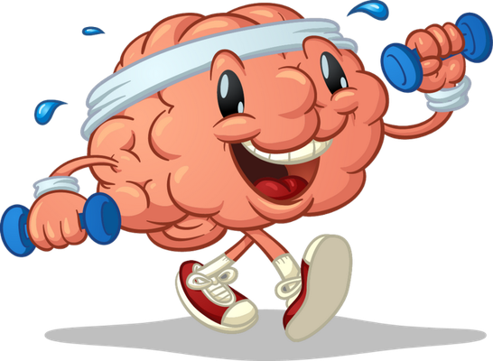 cerveau - médecine - sciences et techniques - smiley émoticône émoji cartoon clipart illustration - artémotic