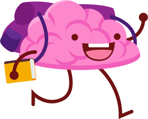 cerveau - médecine - sciences et techniques - smiley émoticône émoji cartoon clipart illustration - artémotic