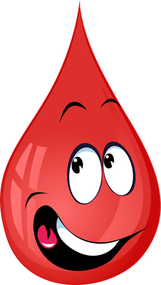 sang - médecine - sciences et techniques - smiley émoticône émoji cartoon clipart illustration - artémotic