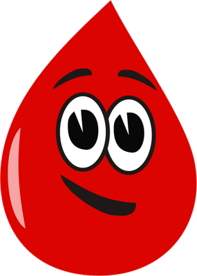 sang - médecine - sciences et techniques - smiley émoticône émoji cartoon clipart illustration - artémotic