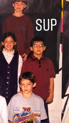 Joseph with his class, supposedly still at Lincoln School. Shared by Joe.