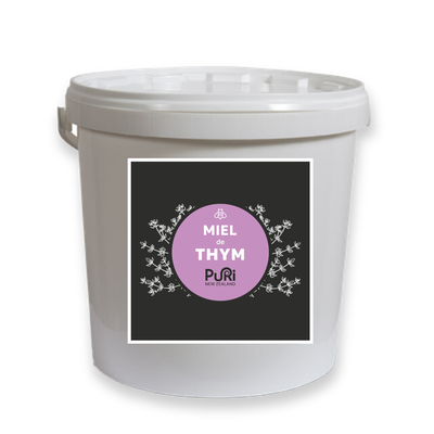 Miel de Thym de Nouvelle-Zélande en seaux de 10kg et texture crémeuse