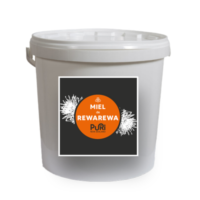 Miel de Rewarewa de Nouvelle-Zélande en seaux de 10kg