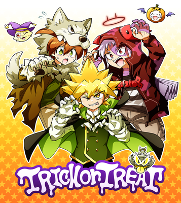 ミラコロキャラ2023ハロウィンイラスト