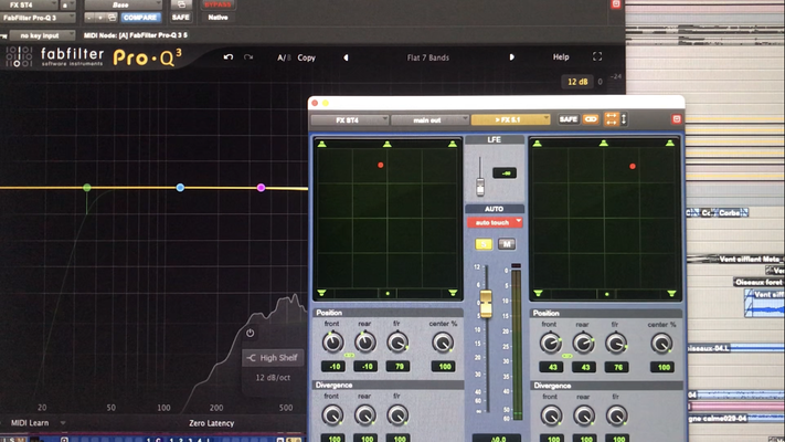 Mixage avec Niels Barletta, KGB Studio, Paris
