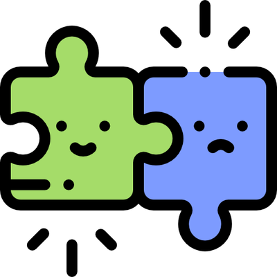 puzzle - divertissement - loisirs - smiley émoticône émoji cartoon clipart illustration - artémotic