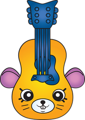 musique [Shopkins] - divertissement - loisirs - smiley émoticône émoji cartoon clipart illustration - artémotic