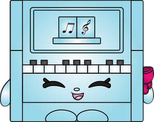 musique [Shopkins] - divertissement - loisirs - smiley émoticône émoji cartoon clipart illustration - artémotic