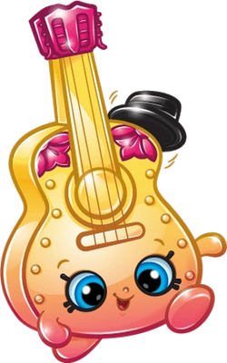 musique [Shopkins] - divertissement - loisirs - smiley émoticône émoji cartoon clipart illustration - artémotic