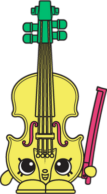 musique [Shopkins] - divertissement - loisirs - smiley émoticône émoji cartoon clipart illustration - artémotic
