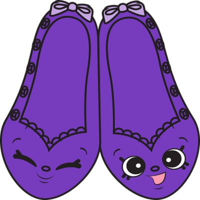 chaussure [Shopkins] - divertissement - loisirs - smiley émoticône émoji cartoon clipart illustration - artémotic