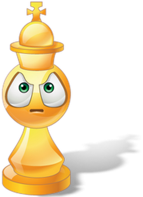 jeu d'échecs - divertissement - loisirs - smiley émoticône émoji cartoon clipart illustration - artémotic