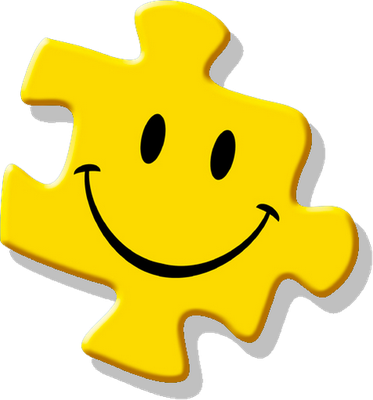 puzzle - divertissement - loisirs - smiley émoticône émoji cartoon clipart illustration - artémotic