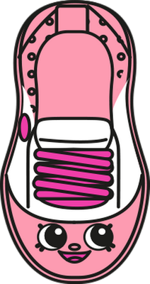 chaussure [Shopkins] - divertissement - loisirs - smiley émoticône émoji cartoon clipart illustration - artémotic