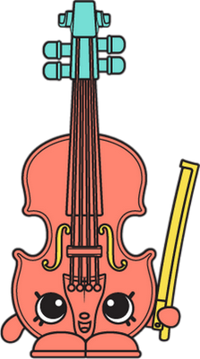 musique [Shopkins] - divertissement - loisirs - smiley émoticône émoji cartoon clipart illustration - artémotic